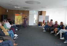 Denkwerkstatt Kreisentwicklung: Gemeinsam die Zukunft gestalten In Workshops wurden zahlreiche Ideen erarbeitet und diskutiert. Foto: C. Stegmaier