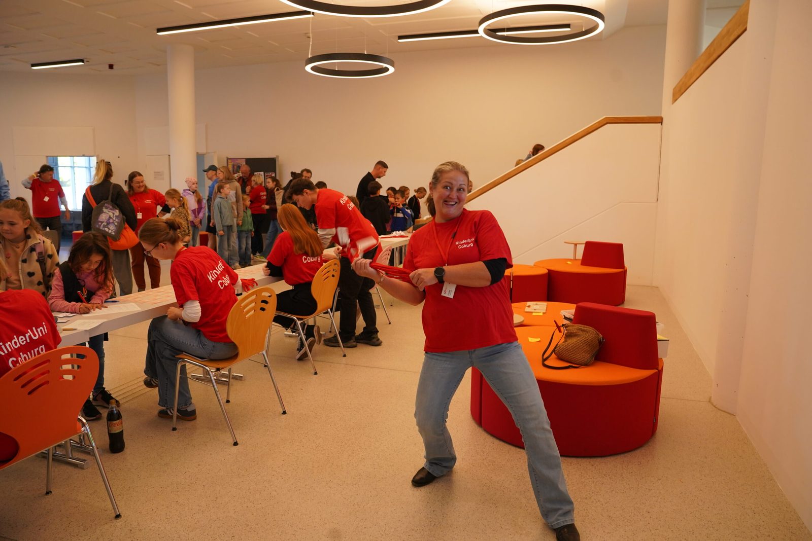 DSC01473 Impressionen aus der KinderUni im Wintersemester 2026. Foto: Franziska Börner / Hochschule Coburg