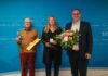 Städtische Ehrung für drei verdiente Distriktsvorsteher Städtische Ehrung für dre verdiente Distriktsvorsteher