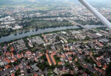 Aschaffenburg: Exkursion zur Frühförderstelle in der Liebigstraße Aschaffenburg Aerial fg166