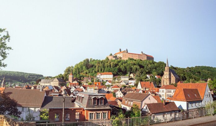 Blick auf Kulmbach und die Plassenburg - Panorama