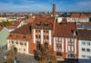 Franken: IHK-Umfragen sehen KI am Schreibtisch, kaum in den Abläufen Industriebetrieb: Bamberg Mahrsbräu Luftbild- -RM-112906